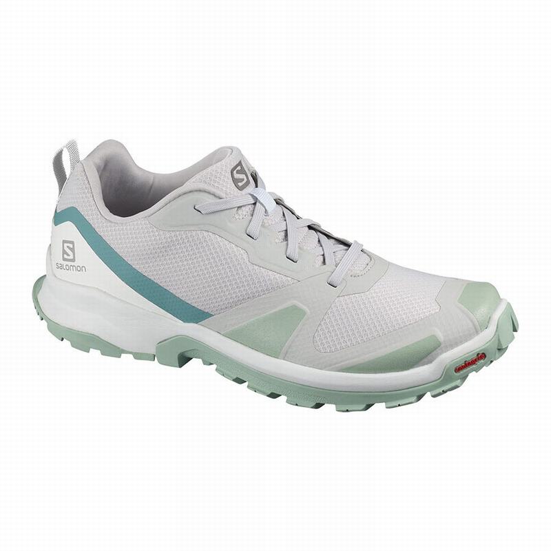 Zapatillas Trail Running Salomon Mujer Gris / Turquesa Claro Gris - Salomon Argentina XA COLLIDER W